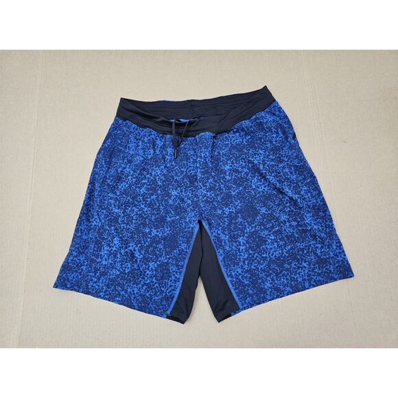 Lululemon Men's Size Large Assert Shorts 9" Cannonball Harbor Blue Deep Navy - Picture 1 of 10